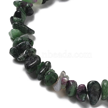 Natural Ruby in Zoisite Beads Strands(G-M205-90)-3