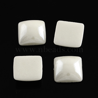 Pearlized Plated Opaque Glass Cabochons(X-PORC-S802-4mm-M)-2
