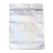 Rectangle Zip Lock Plastic Laser Bags, Resealable Bags, Clear, 22x15cm, Hole: 8mm, Unilateral Thickness: 2.3 Mil(0.06mm)(OPP-YWC0001-15X22)