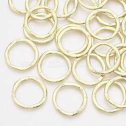 Alloy Linking Rings, Ring, Light Gold, 23x24x2mm, Inner Diameter: 19mm(X-PALLOY-T067-113LG)