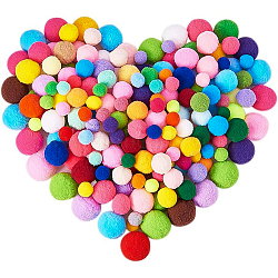 1 Box(400pcs) Pom Poms Craft Making Assorted Sizes & Colors High-elastic Good Quality Pom Poms Creative Craft DIY Material, Mixed Color, 15~30mm, about 400pcs/box(DIY-BC0001-02)
