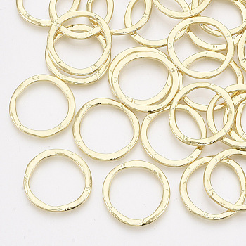 Alloy Linking Rings, Ring, Light Gold, 23x24x2mm, Inner Diameter: 19mm