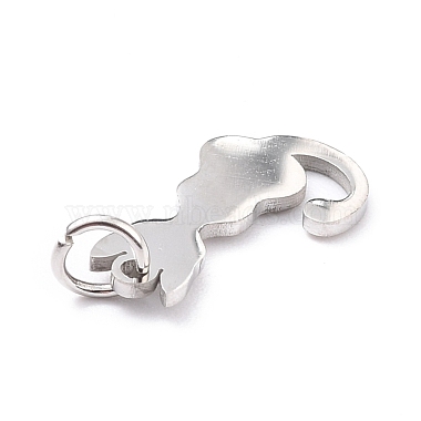 Tarnish Resistant 201 Stainless Steel Pet Charms(STAS-D176-01P)-4