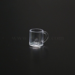 Mini Plastic Cup, Micro Landscape Dollhouse Accessories, Pretending Prop Decorations, Clear, 10x11mm, 10pcs/set(PW-WG2A890-03)
