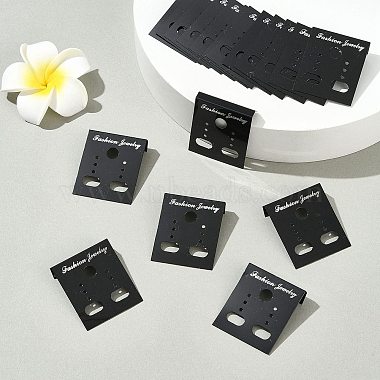 180個の長方形のプラスチック製のイヤリングディスプレイカード(EDIS-FS0001-01A)-8