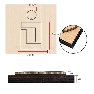 Matrice de découpe de coupe de bois(DIY-WH0169-81)-3