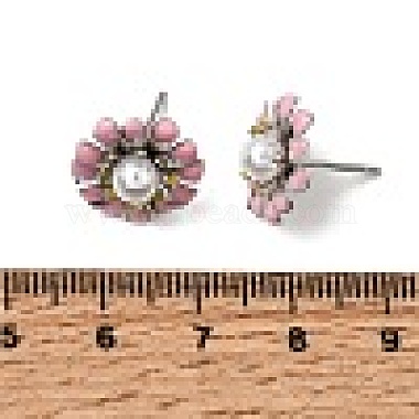 Brass Enamel Stud Earrings(KK-CBA8324-27P-01)-5