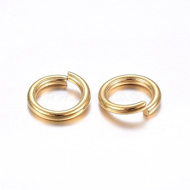 304 Stainless Steel Open Jump Rings(X-STAS-O098-02G-01)-2