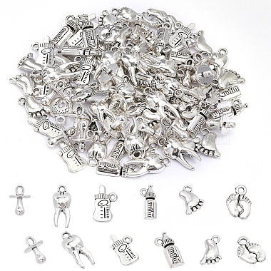 chgcraft 96pcs 6 pendentifs en alliage de style tibétain(TIBE-CA0006-91)-2