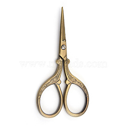 201 Stainless Steel Scissors, Craft Scissor, for Needlework, Antique Bronze, 90x45mm(PW22062842566)