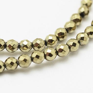 Round Non-magnetic Synthetic Hematite Beads Strands(G-D617-8mm-27)-2