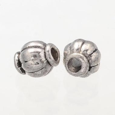 baril argent tibétain perles d'espacement(X-A575-NF)-3