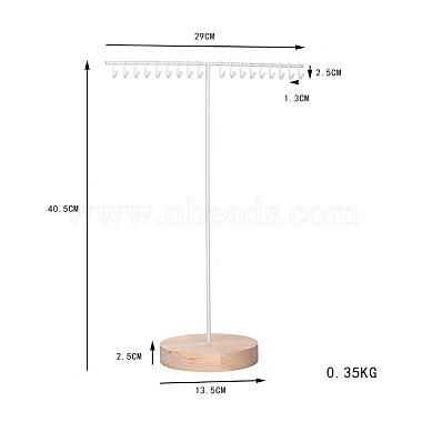 Eisen Halskette Displays steht(PW-WG00792-01)-2