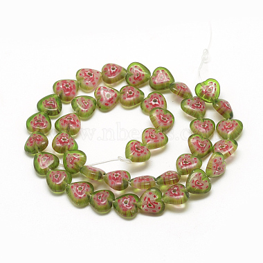 Handmade Millefiori Glass Beads Strands(LAMP-R139-02B)-2