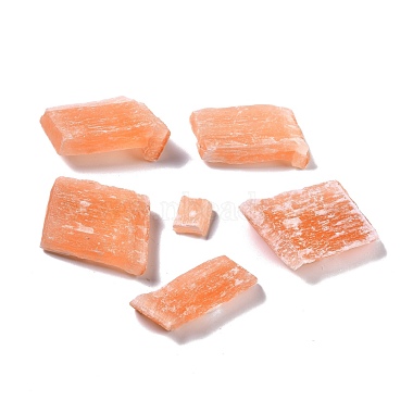 Rough Raw Natural Selenite Beads(G-K314-03)-2