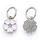 Emaille-Art-Blumen-Legierung Strass Anhänger / charms(ENAM-S085-08)-3