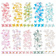 40g 10 couleurs de perles acryliques givr&eacute;es(MACR-TA0002-33)-1