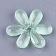 Transparent Spray Painted Glass Charms(X-GLAA-S183-03D)-1