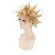 Short Blonde Wavy Cosplay Party Wigs(OHAR-I015-03)-7