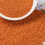 MIYUKI Round Rocailles Beads, Japanese Seed Beads, 15/0, (RR2313) Matte Opaque Orange, 1.5mm, Hole: 0.7mm, about 27777pcs/50g(SEED-X0056-RR2313)