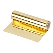 Brass Sheets, Good Plasticity and High Strength, Gold, 10.1x10x2.4x0.005cm, 2m/roll(AJEW-WH0141-08A)