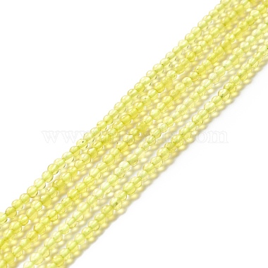 Yellow Round Other Jade Beads