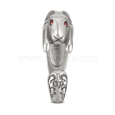 SHEGRACE 925 Thailand Sterling Silver Cuff Rings(JR777A)-6