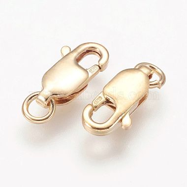 Yellow Gold Filled Lobster Claw Clasps(KK-G162-4x10x2mm-2)-2