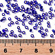 Perles de rocaille rondes en verre transparent bleu nuit 11/0 grade a(X-SEED-Q007-F44)-3