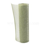 Linen Wrapping Paper, Flower Bouquet Wrapping Craft Paper, Wedding Party Decoration, Lawn Green, 480mm(DIY-H133-A08)