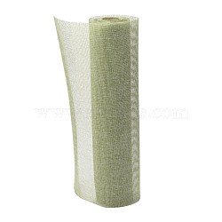 Linen Wrapping Paper, Flower Bouquet Wrapping Craft Paper, Wedding Party Decoration, Lawn Green, 480mm(DIY-H133-A08)