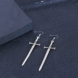 Fashionable Vintage Sword-Shaped Earrings, Versatile and Stylish Jewelry, Women(ZZ1377)