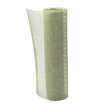 Linen Wrapping Paper, Flower Bouquet Wrapping Craft Paper, Wedding Party Decoration, Lawn Green, 480mm