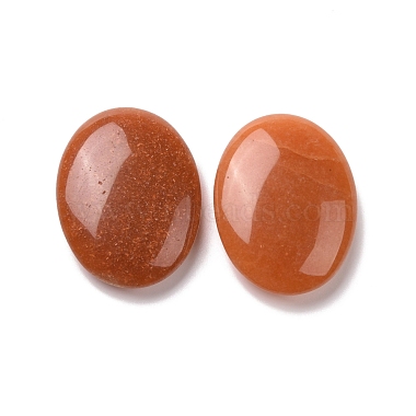натуральный красный авантюрин овальный пальмовый камень(G-P415-55B)-2
