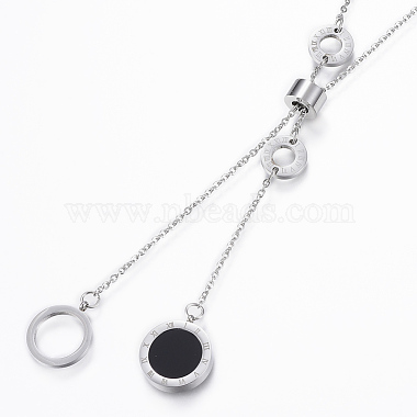304 Stainless Steel Pendant Necklaces(NJEW-H469-16P)-2