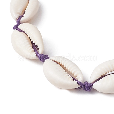 6Pcs 6 Color Natural Cowrie Shell Beaded Necklaces Set for Women(NJEW-JN04590)-5