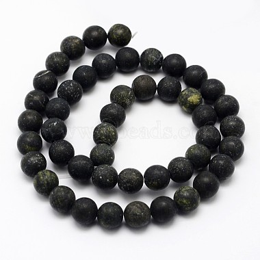 Natural Serpentine/Green Lace Stone Beads Strands(G-D676-10mm)-2