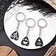3Pcs Alloy Enamel Keychian(KEYC-JKC01410)-1