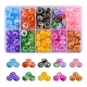 150 pièces 10 couleurs perles acryliques craquelées transparentes(MACR-YW0001-65)-1