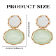 1 Pair Resin Dangle Stud Earrings(EJEW-LP0004-82B)-2