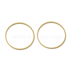 Brass Linking Rings, Golden, Ring, 30x1mm, Inner Diameter: 28mm(KK-K357-05G-G)