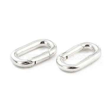 925 anillos de puerta de resorte de plata esterlina(X-STER-Z001-109S)-3