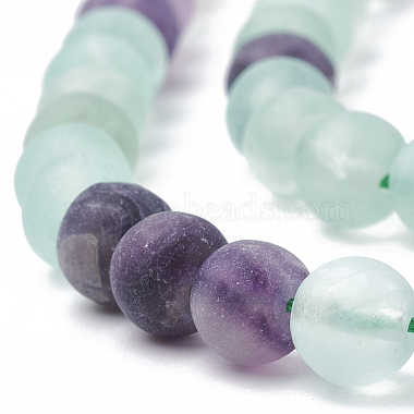 Natural Fluorite Beads Strands(G-T106-181)-2