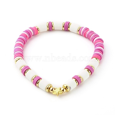 Ensembles de bracelets extensibles en perles d'argile polymère faites à la main(BJEW-JB06353-01)-7