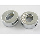Alloy Initial Slide Beads(X-ZP1O-NLF)-1