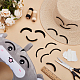 20 Sets Non-Woven Cake Insert Card Decoration(AJEW-FG0004-74B)-4