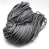 7 Inner Cores Polyester & Spandex Cord Ropes, Solid Color, for Rope Bracelets Making, Slate Gray, 4~5mm, about 109.36 yards(100m)/bundle, 420~500g/bundle(RCP-R006-210)