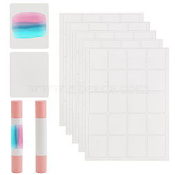 Paper Writable Blank Stickers, Rectangle Self Adhesive Decals, White, 297x210x0.2mm(AJEW-WH0320-69A)