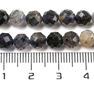 Natural Iolite Beads Strands(G-A097-A14-09)-5