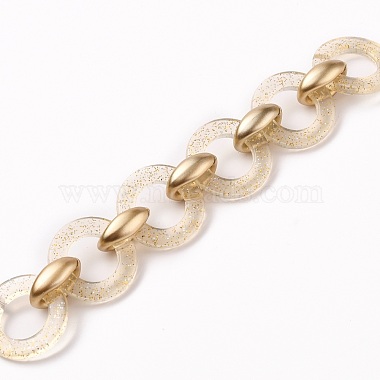 Beige Acrylic Handmade Chains Chain